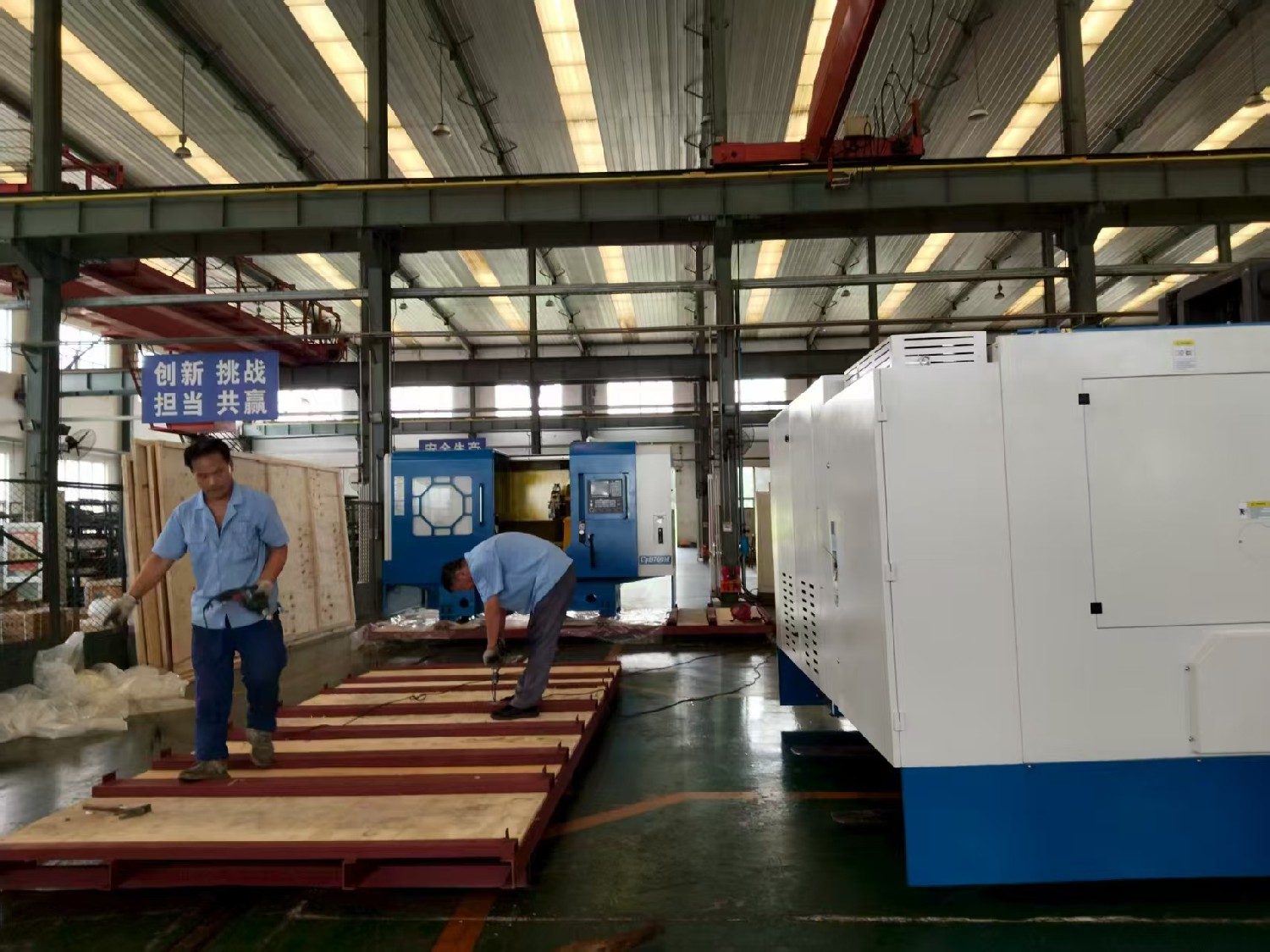 魯機(jī)公司高端數(shù)控裝備出口國際市場